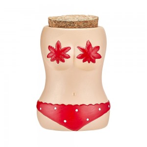 Red Bikini Stash Jar [88079]